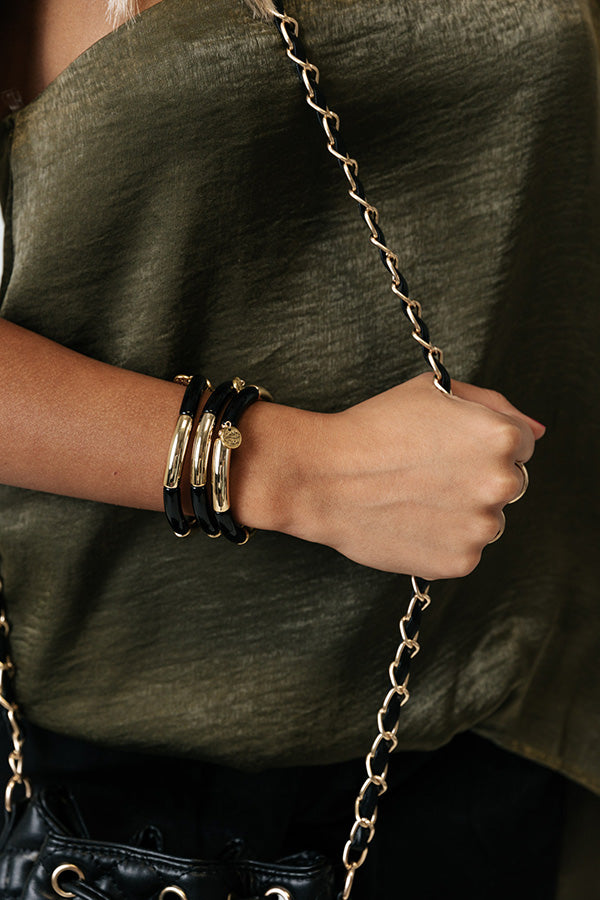 Element Of Surprise Bracelet In Black