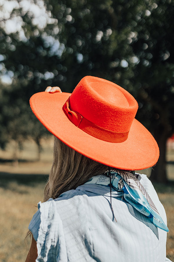 Remember Me Fondly Fedora In Scarlet