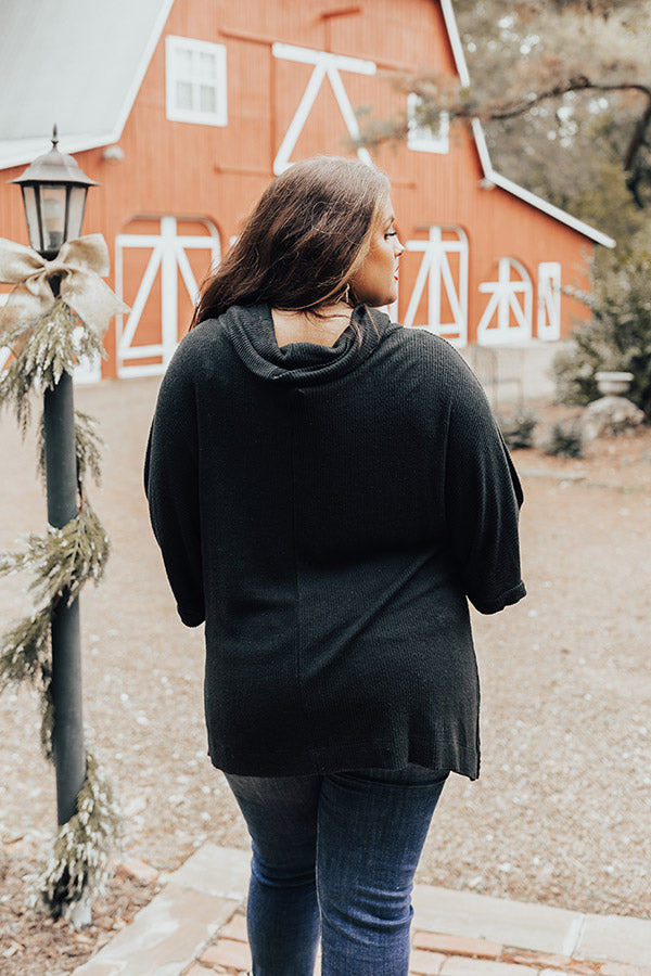 Apple Trail Shift Top In Black Curves
