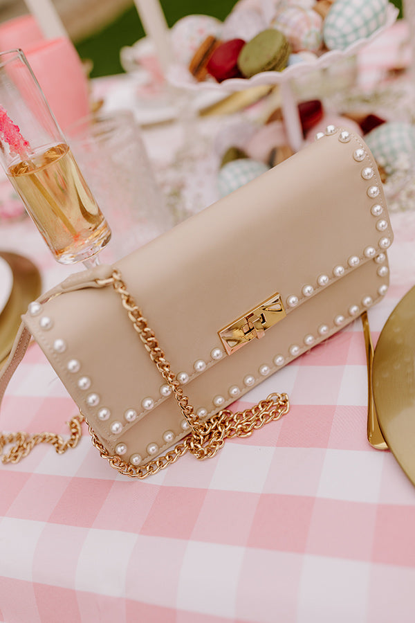 Proud To Be Posh Faux Leather Clutch