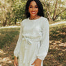 Smoky Mountain Resort Sweater Dress In Aqua Image - 1