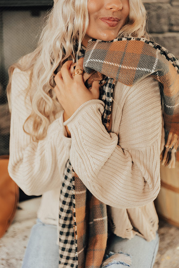 Piece Of Pie Plaid Scarf