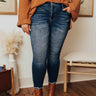 KanCan The Westley Midrise Distressed Ankle Skinny Image - 1