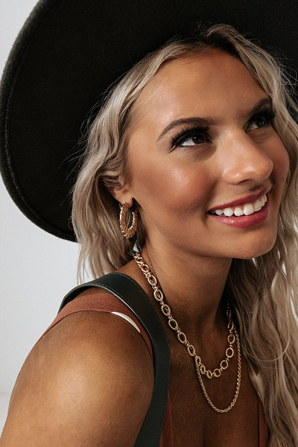 Big City Mood Hoop Earrings