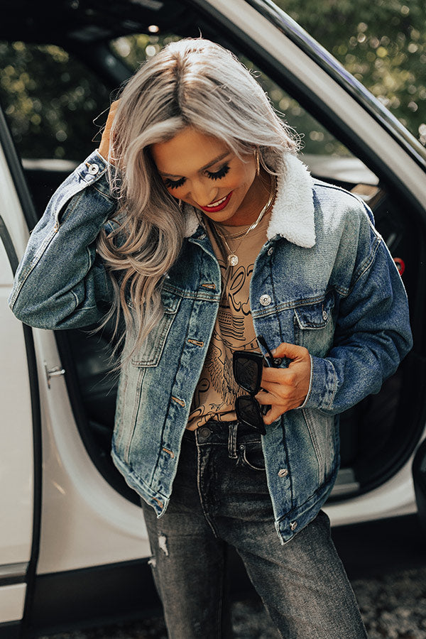 The Vivi Lined Denim Jacket