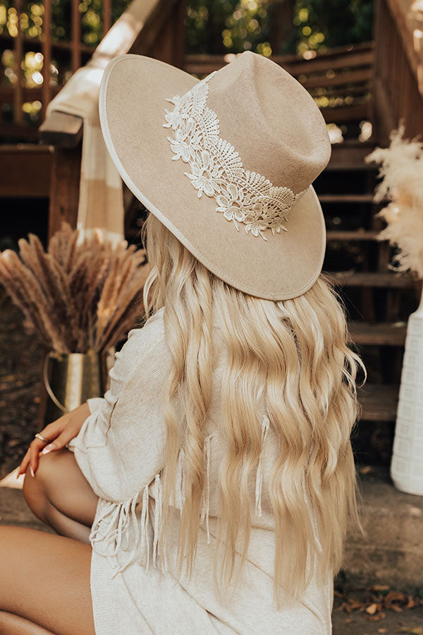 Beaming With Beauty Wool Fedora