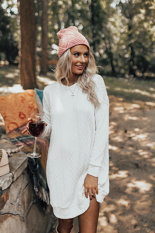 sweater dress ivory Simone White Off The Shoulder Sweater Maxi Dress