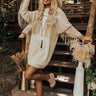 Corn Maze Sweater Dress In Light Birch Image - 1
