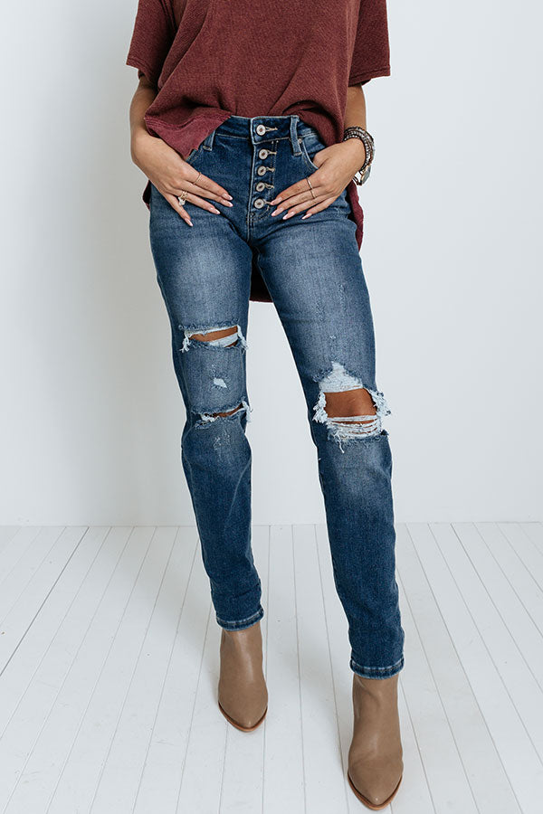 KanCan The Contessa High Waist Distressed Jean