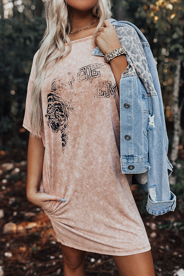tiger t shirt dress Wild Tiger T-Shirt Dress