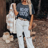 AC/DC 1973 Vintage-Wash Cropped Graphic Tee Image - 1