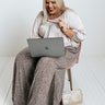 Upbeat Playlist High Waist Pants In Mocha Curves Image - 1