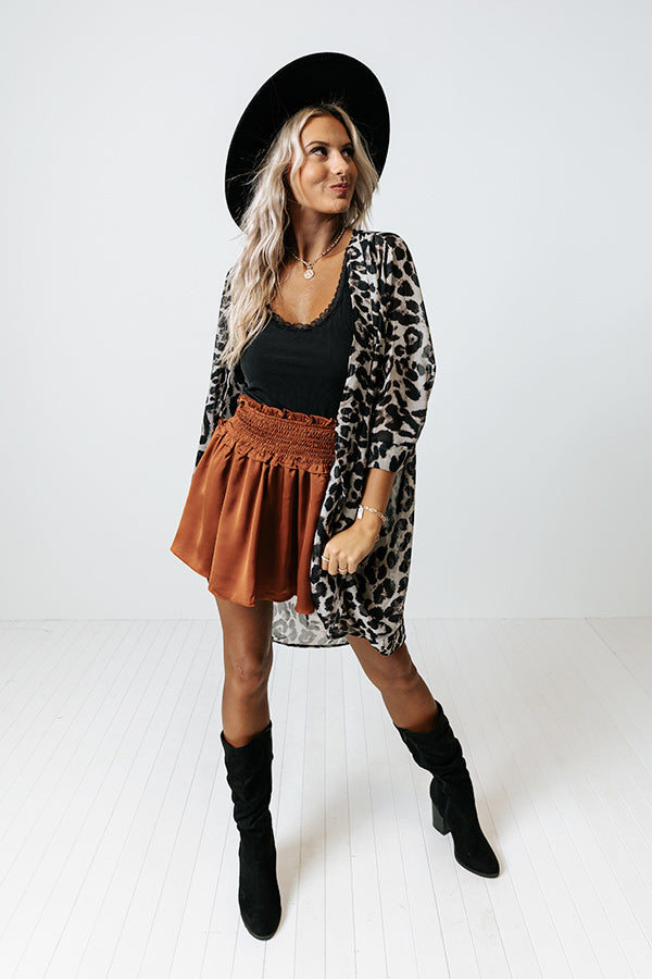 Let's Talk Leopard Overlay In Grey