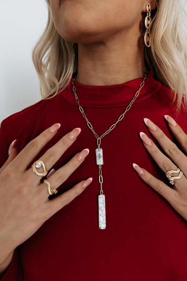 Style A La Mode Necklace In White