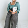 Upbeat Playlist High Waist Pants In Black Curves Image - 1