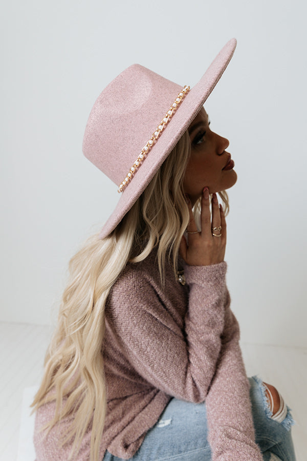 Feeling Accomplished Fedora In Pink