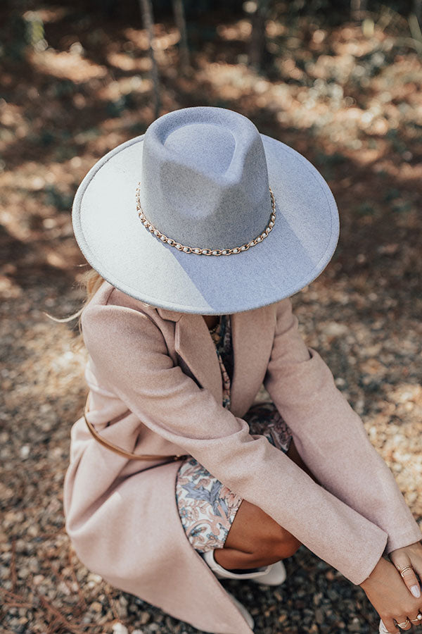 Feeling Accomplished Fedora In Sky Blue
