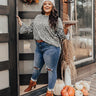 Pumpkin Patch Please Floral Shift Top In Forest Curves Image - 1