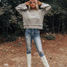 Quaint Cottage Sweater In Grey Image - 1