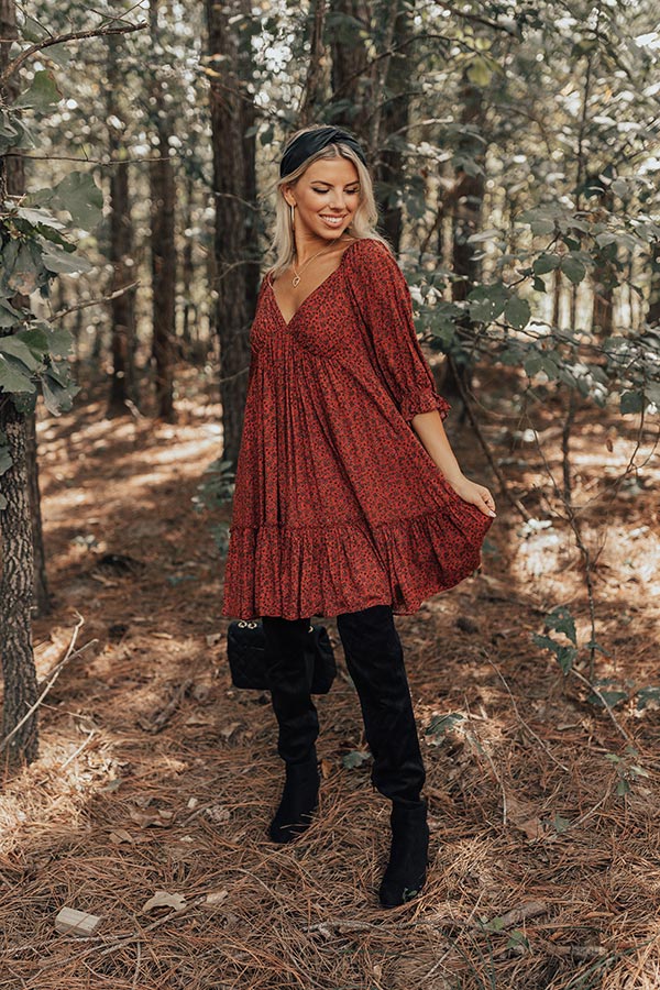 winter babydoll dresses Portia Velvet Mini
