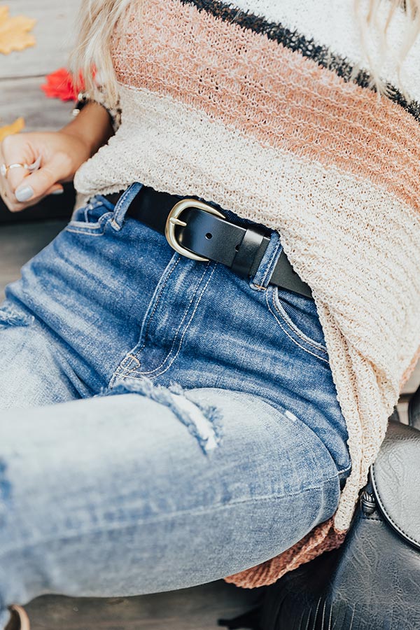 Thoughtful Touch Leather Belt