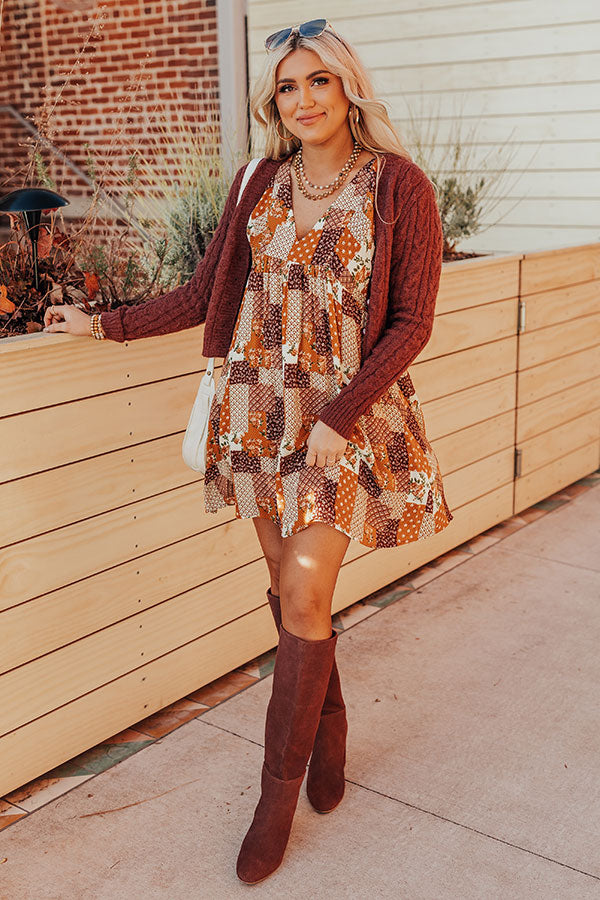Forever Stylish Floral Dress in Cream