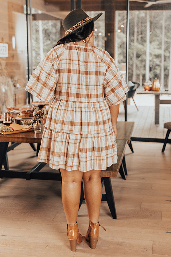 boho plaid dress Boho Plaid Dress