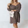 Forever Stylish Floral Dress in Chocolate Curves Image - 1