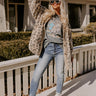 Good Outfit Day Corduroy Leopard Jacket in Beige Image - 1