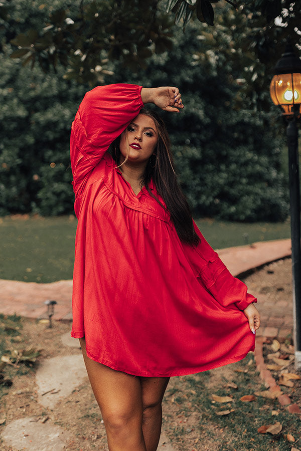 red babydoll dress plus size Style Code Babydoll Dress in Red Curves
