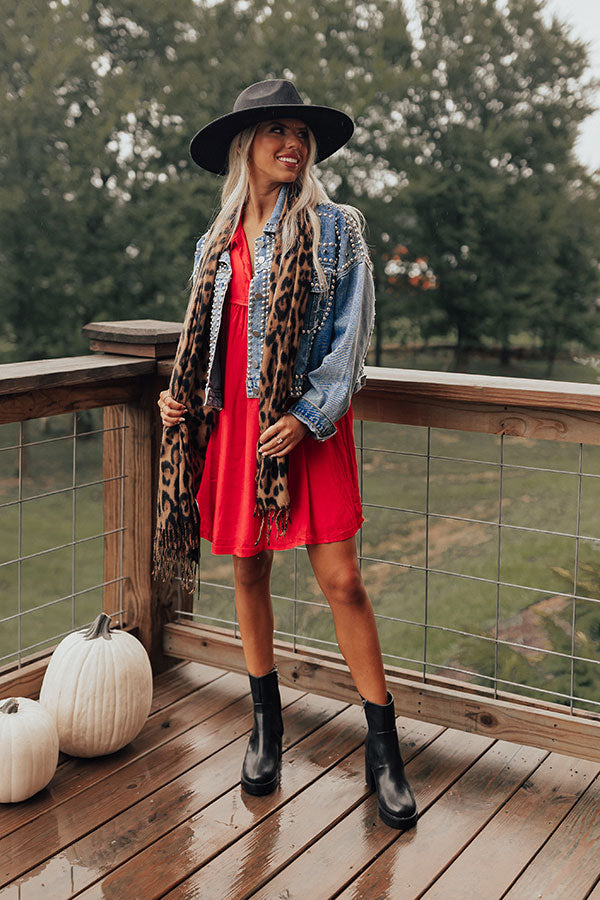 Style Code Babydoll Dress in Red Style Code Babydoll Dress in Red