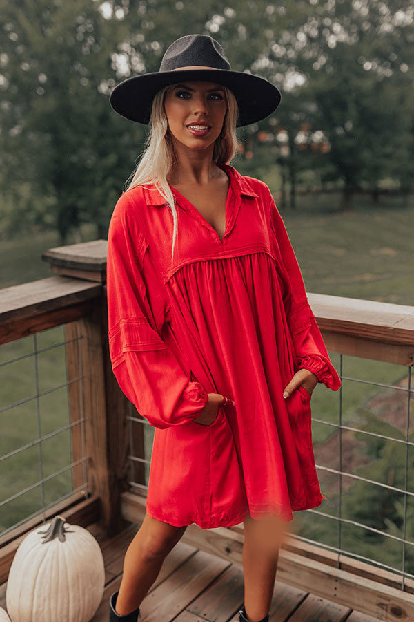 red babbydol dress Style Code Babydoll Dress in Red