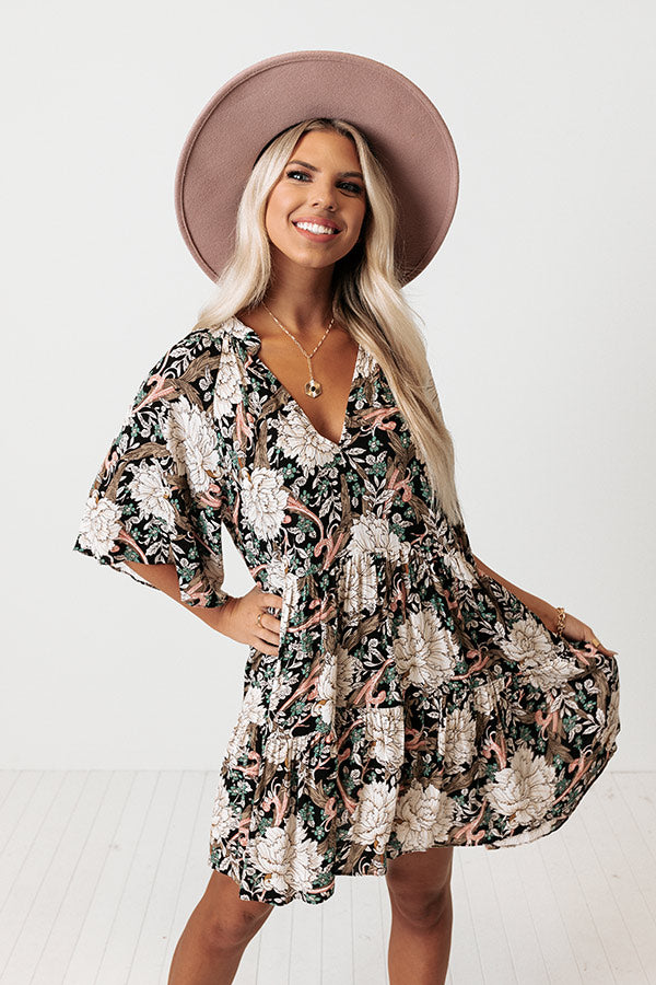 Bohemian best sale shift dress