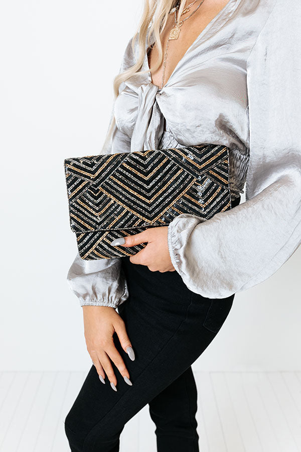 Letter Of Love Beaded Clutch