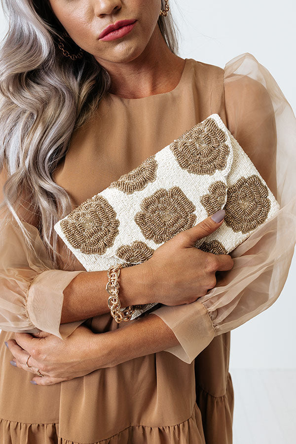 Soulmate Search Beaded Clutch