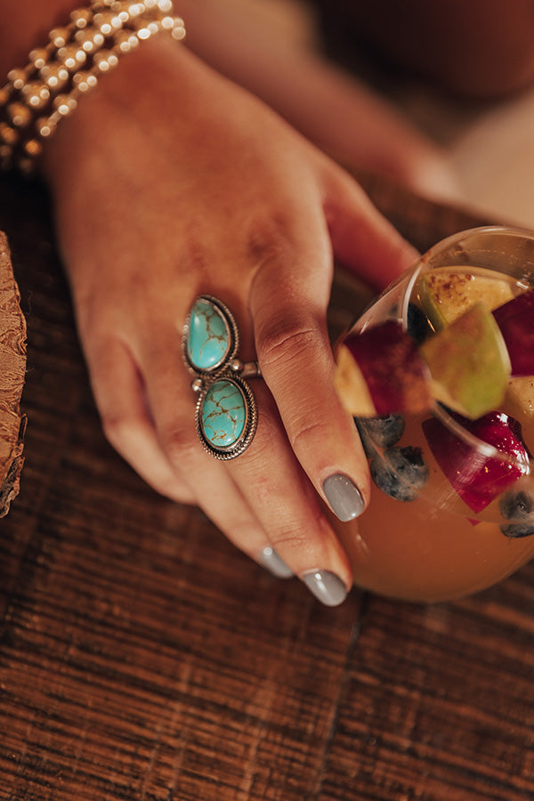 Nashville Night Out Ring In Turquoise