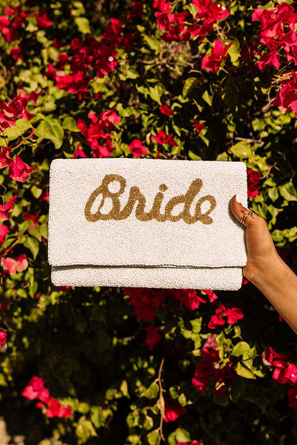 Bride Beaded Clutch