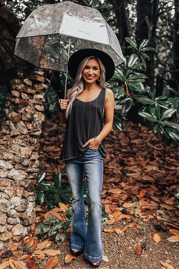 Gorgeous Dreamer Shift Top In Black