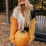 Cozy Code Color block Cardigan In Black Image - 1