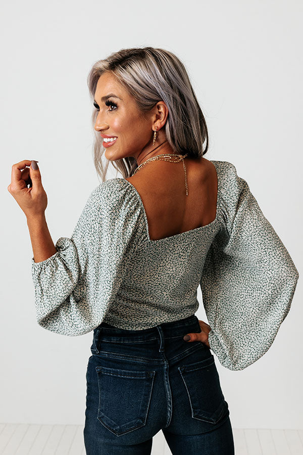 Lost In Loveliness Crop Top