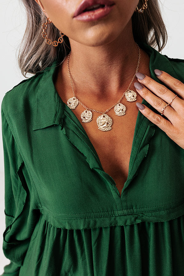 Space For Grace Necklace In Gold