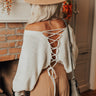 Reach For The Moon Knit Sweater In Ivory Image - 1