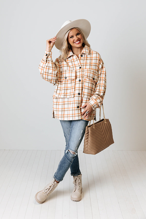 Cozy Aura Plaid Jacket