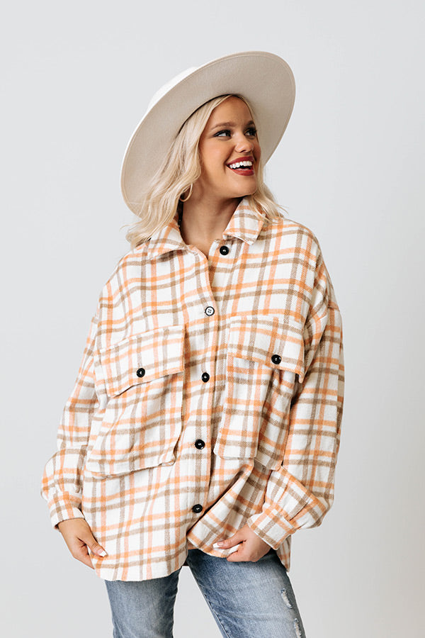 Cozy Aura Plaid Jacket