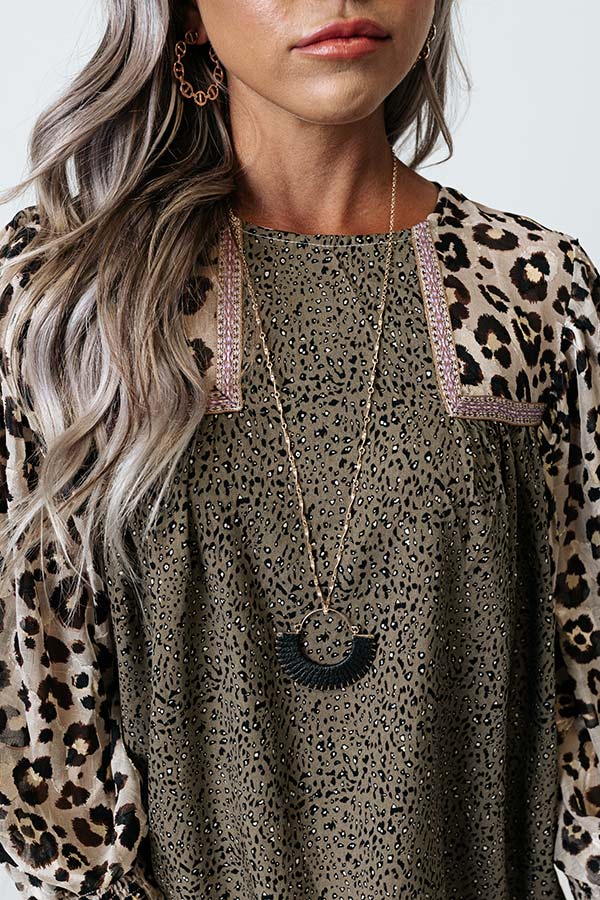Mountain Ranch Necklace In Black