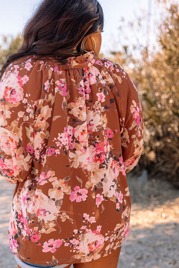 Easy To Please Floral Shift Top Curves • Impressions Online Boutique