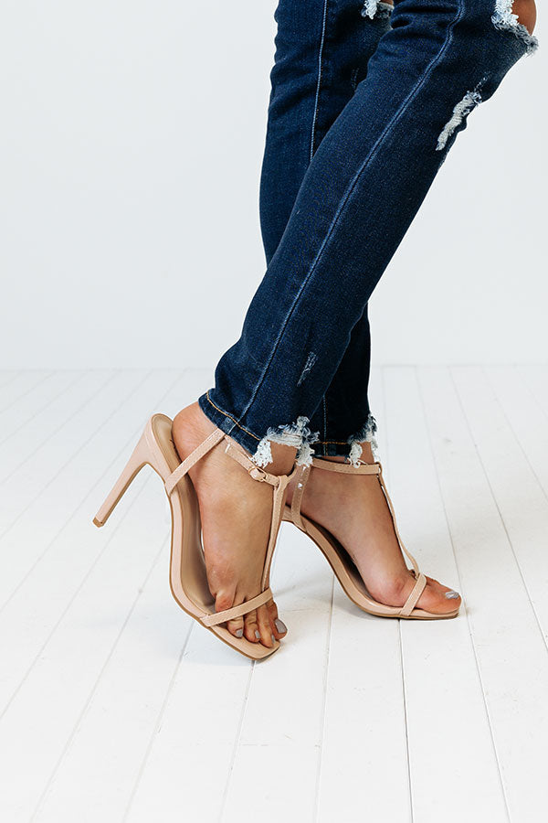 The Lucee Patent Heel In Natural