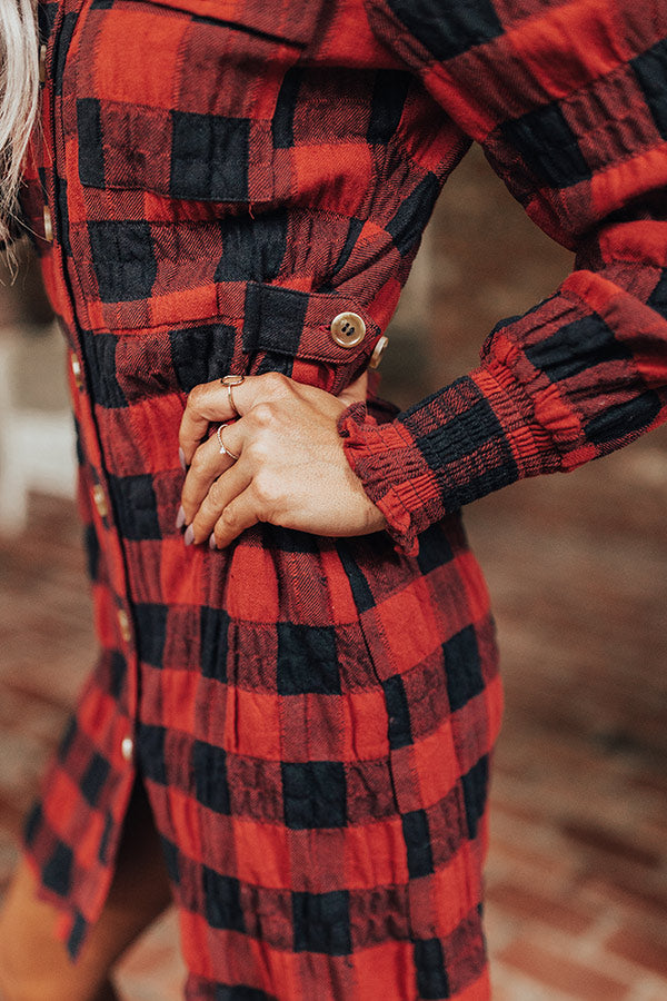 buffalo check shirt dress Harper Dress