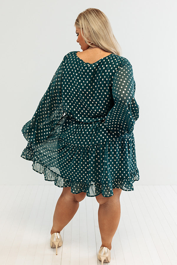 plus size green polka dot dress Women'S Casual Plus Size Polka Dots Dress Summer Short Sleeve V Neck Loose Tiered Maxi Dresses Green XXL