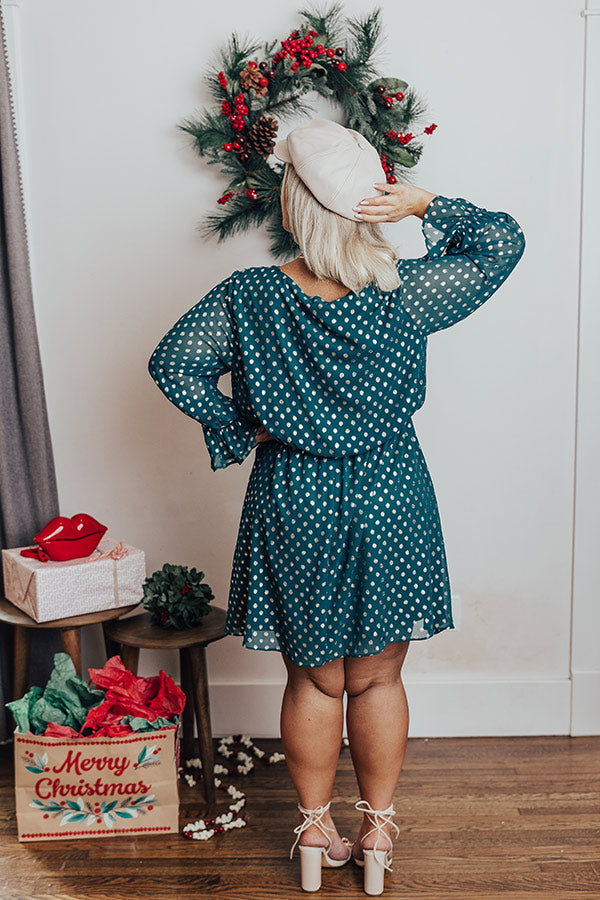 Love This Feeling Polka Dot Dress in Hunter Green Curves Impressions Online Boutique Love This Feeling Polka Dot Dress in Hunter Green Curves Impressions Online Boutique